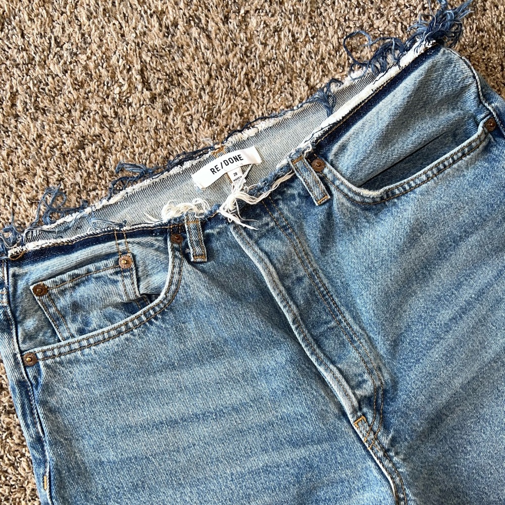 Re/Done Light Blue Women Jeans